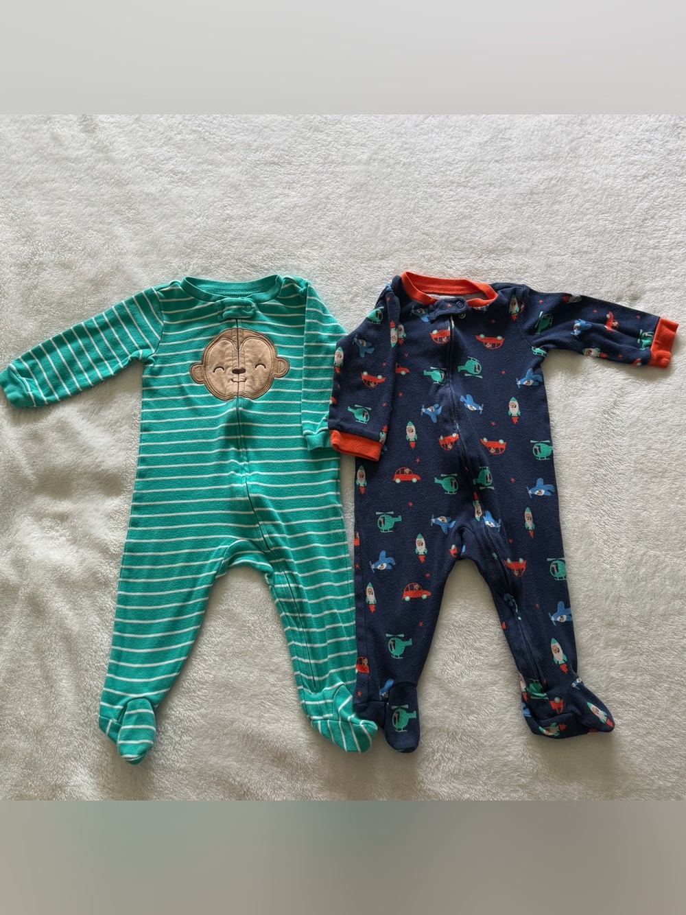 2 piece Simple Joys Footed Pajama